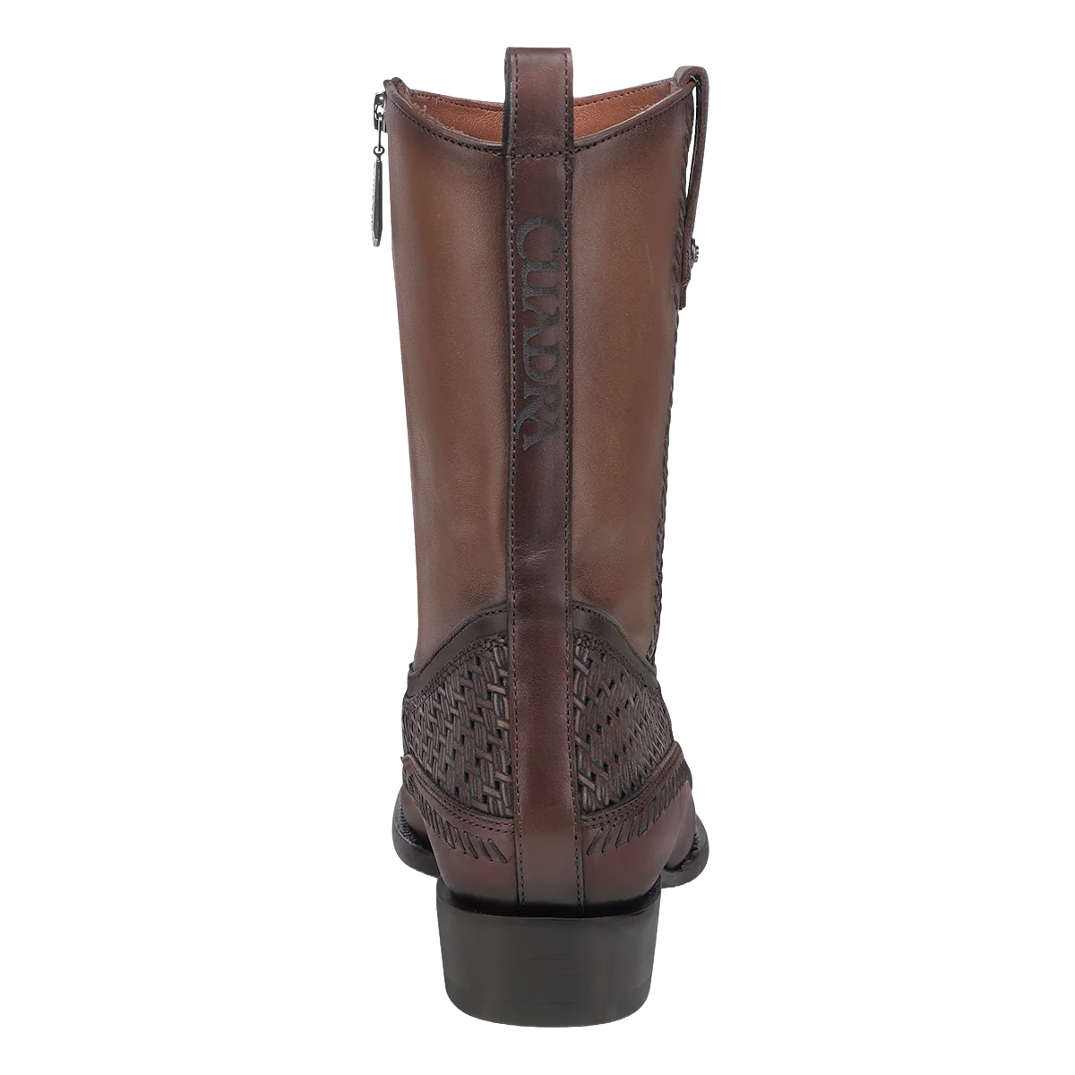 Cuadra Men's Lasered & Woven Honey Brown Western Boot CU933