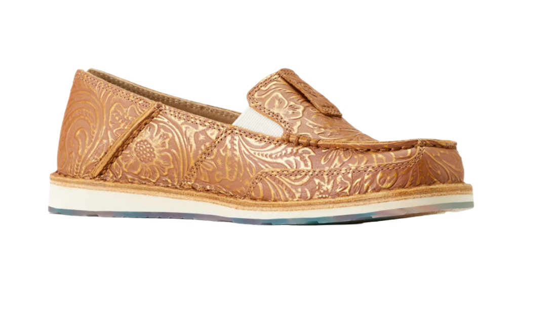 Ariat Women's Floral Embossed Bronze Cruiser - 10046920