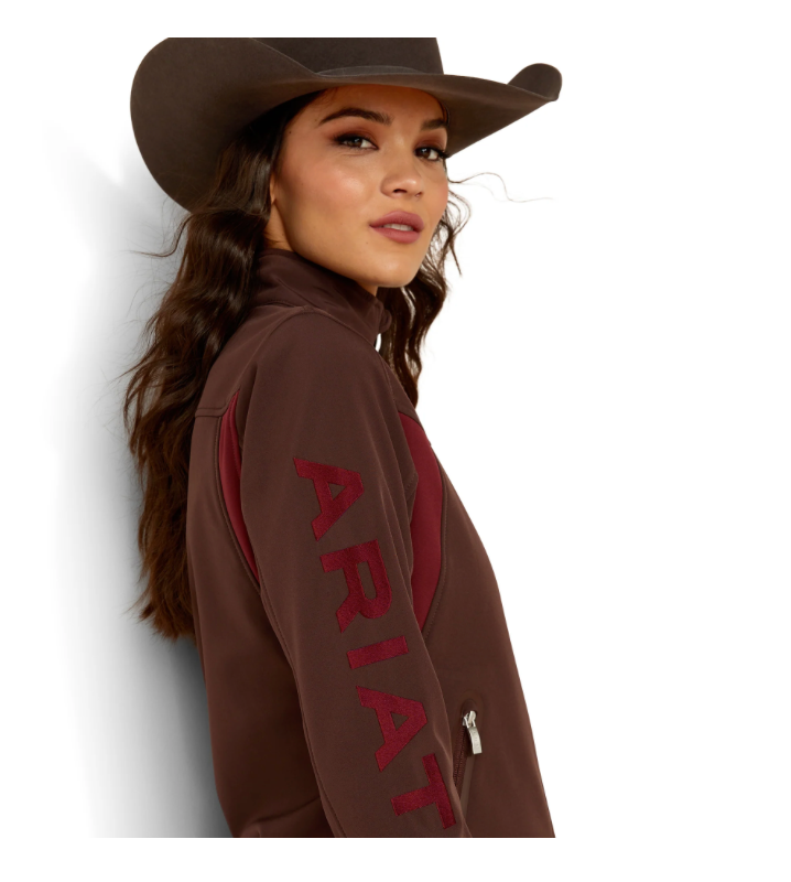 Ariat Ladies New Team Chocolate Plum Softshell Jacket 10052785