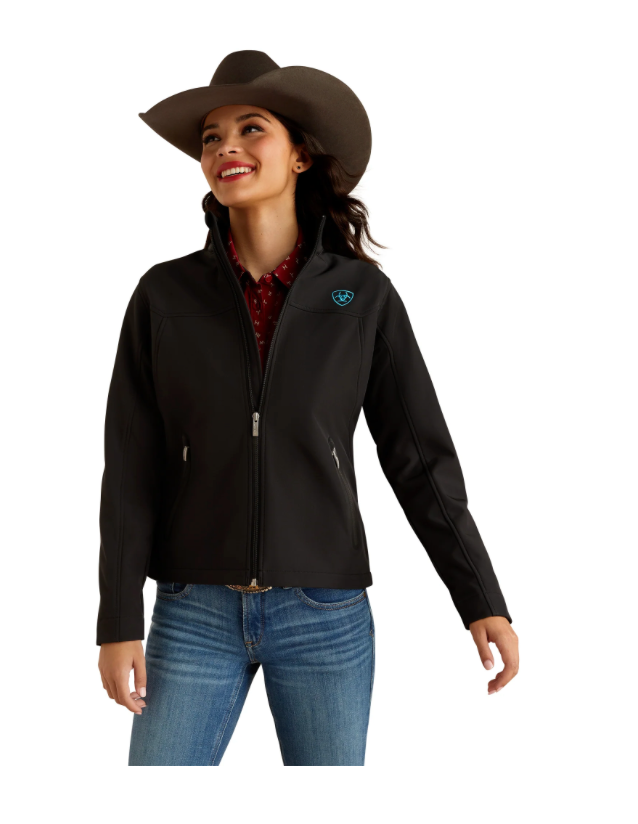 Ariat Ladies New Team Black & Serrano Print Softshell Jacket 10051977