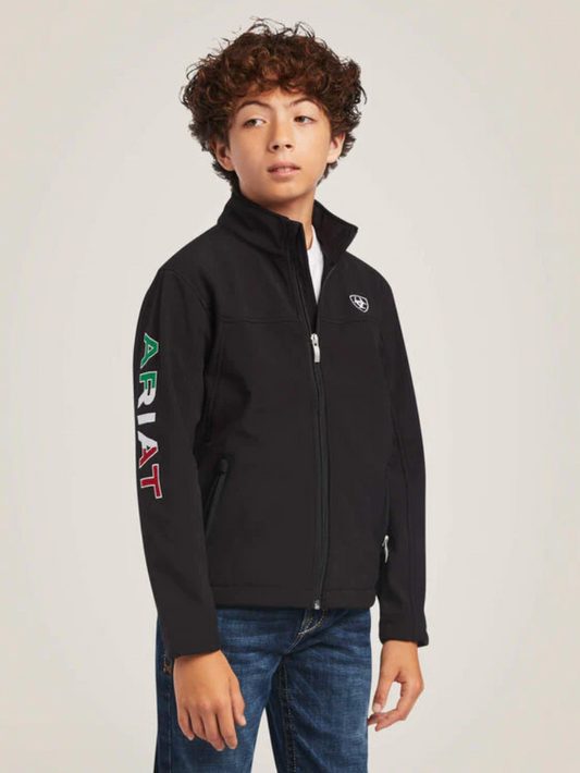 Children's Ariat New Team Softshell MEXICO Jacket #10036550