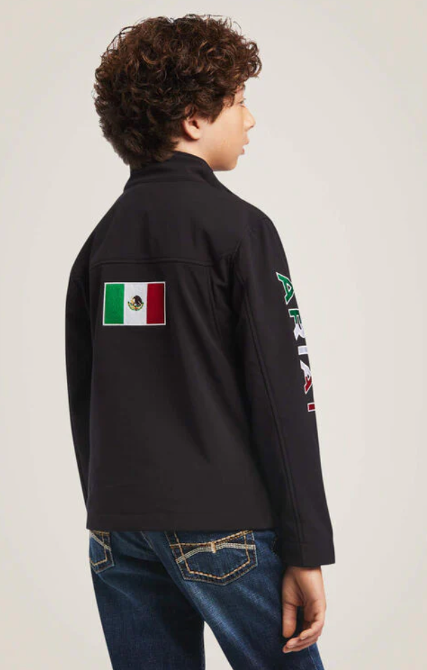 Children's Ariat New Team Softshell MEXICO Jacket #10036550
