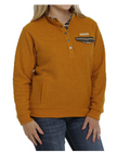 Cinch® Ladies Gold Teddy Bear Fleece Pullover MAK9817001