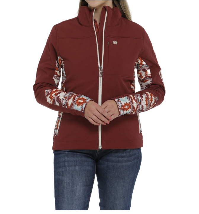 Cinch Ladies Burgundy Printed Concealed Carry Bonded Jacket MAJ9857001