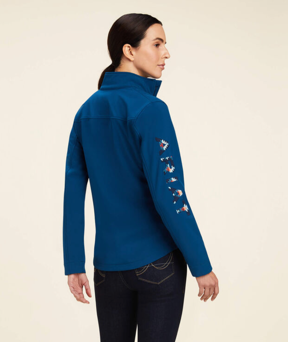 ARIAT WOMEN'S NEW TEAM SOFTSHELL NIGHT SKY BLANKET JACKET-10041277