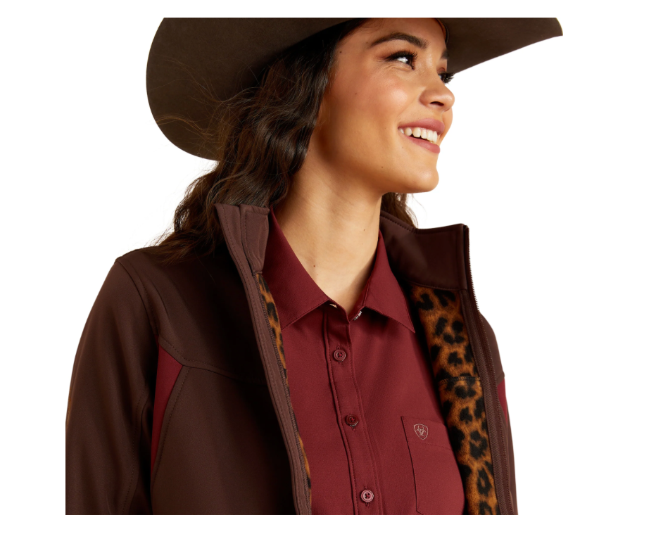 Ariat Ladies New Team Chocolate Plum Softshell Jacket 10052785