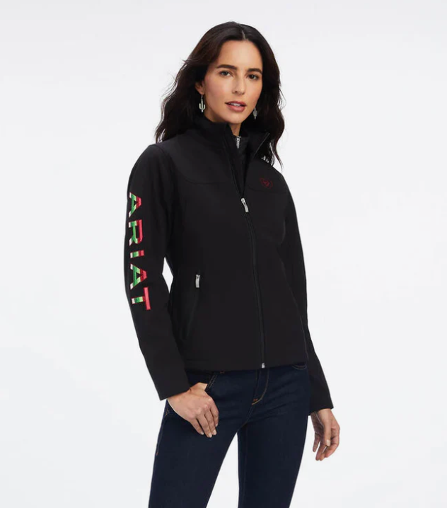 Ariat Floral Embroidered Team Softshell Jacket-10042115
