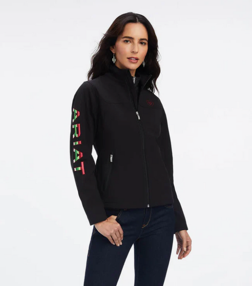 Ariat Floral Embroidered Team Softshell Jacket-10042115