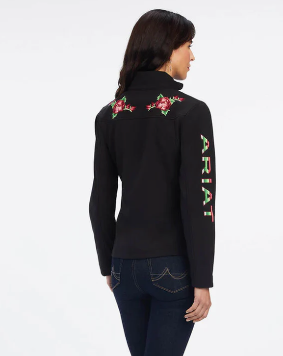 Ariat Floral Embroidered Team Softshell Jacket-10042115