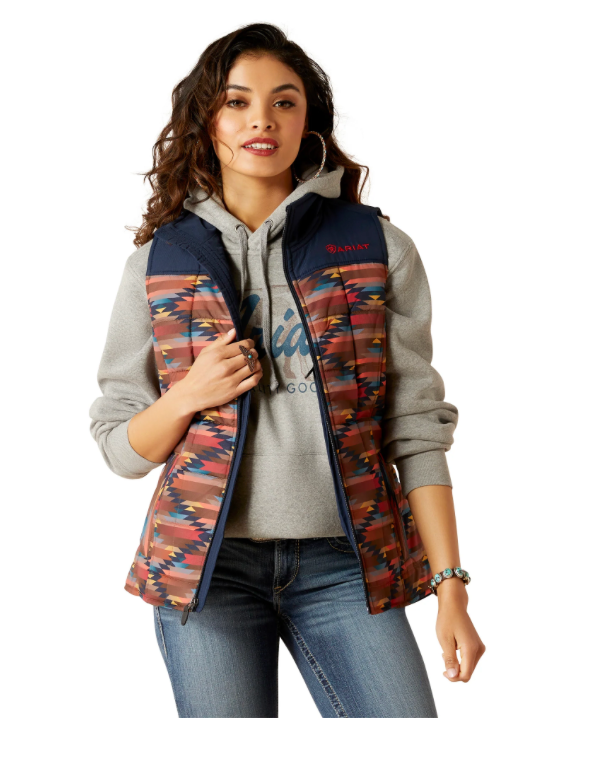 Ariat Ladies R.E.A.L. Crius Concealed Carry Mirage Print Insulated Vest 10046684