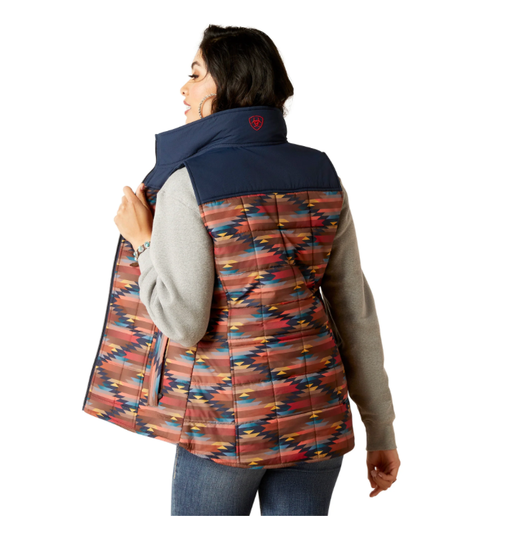 Ariat Ladies R.E.A.L. Crius Concealed Carry Mirage Print Insulated Vest 10046684