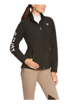 Ariat® Ladies New Team Black Softshell Full-Zip Jacket 10019206