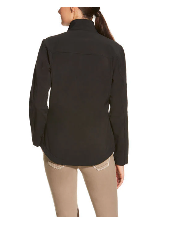Ariat® Ladies New Team Black Softshell Full-Zip Jacket 10019206
