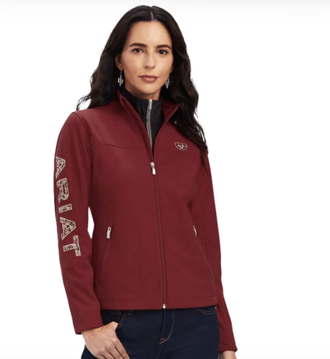 ARIAT WOMEN JACKET APAREJO TEAM SOFTSHELL SUN-DRIED TOMATO 10042113