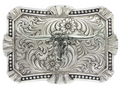 Antiqued Trailblazer Buckle with Longhorn -22718RTS-767