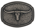 Montana Silversmith Longhorn Soul Attitude Buckle - A993S