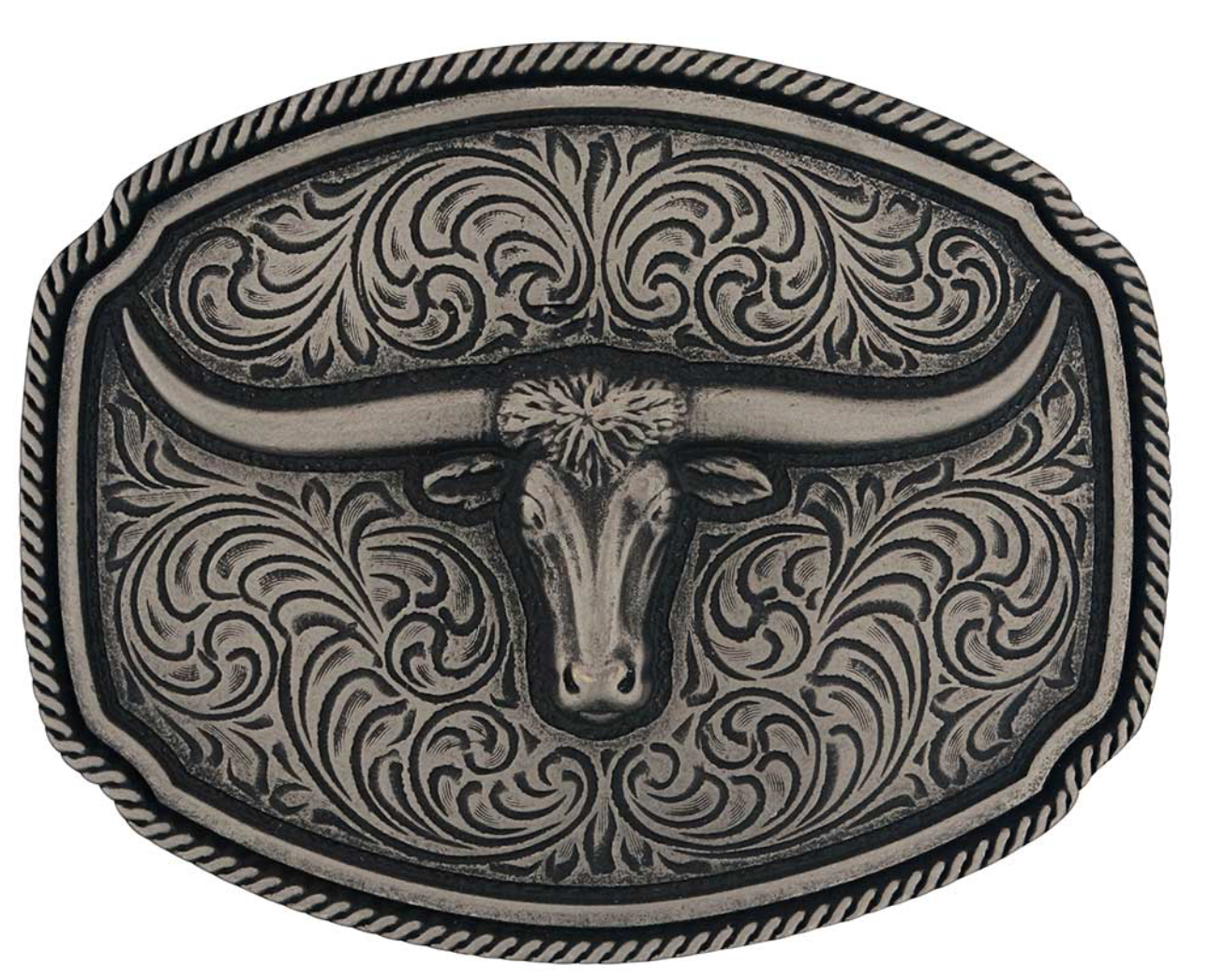 Montana Silversmith Longhorn Soul Attitude Buckle - A993S