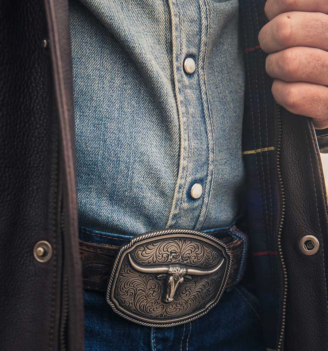 Montana Silversmith Longhorn Soul Attitude Buckle - A993S
