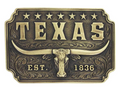 Montana Silversmiths Classic TEXAS Longhorn Buckle A843