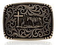 MONTANA SILVERSMITH Surrounded by Faith Buckle - A1076C