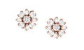 Montana Silversmith Simply Brilliant Rose Flower Earrings ER3874RG