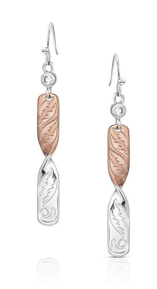Montana Silversmith Flatland Twister Dangle Earrings- ER6462