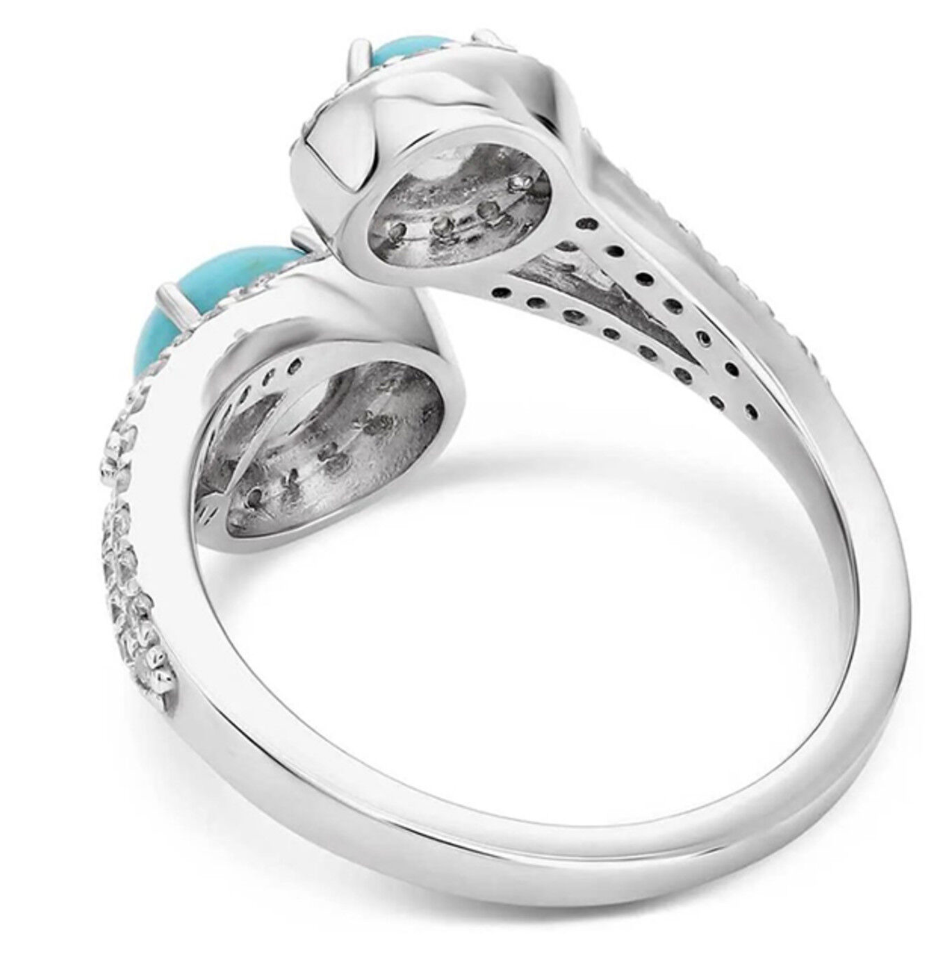 MONTANA SILVERSMITHS FEARLESS LUSTER TURQUOISE RING - RG6097