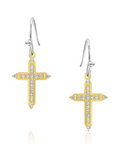 Montana Silversmith Dorado Cross Earrings - ER6318