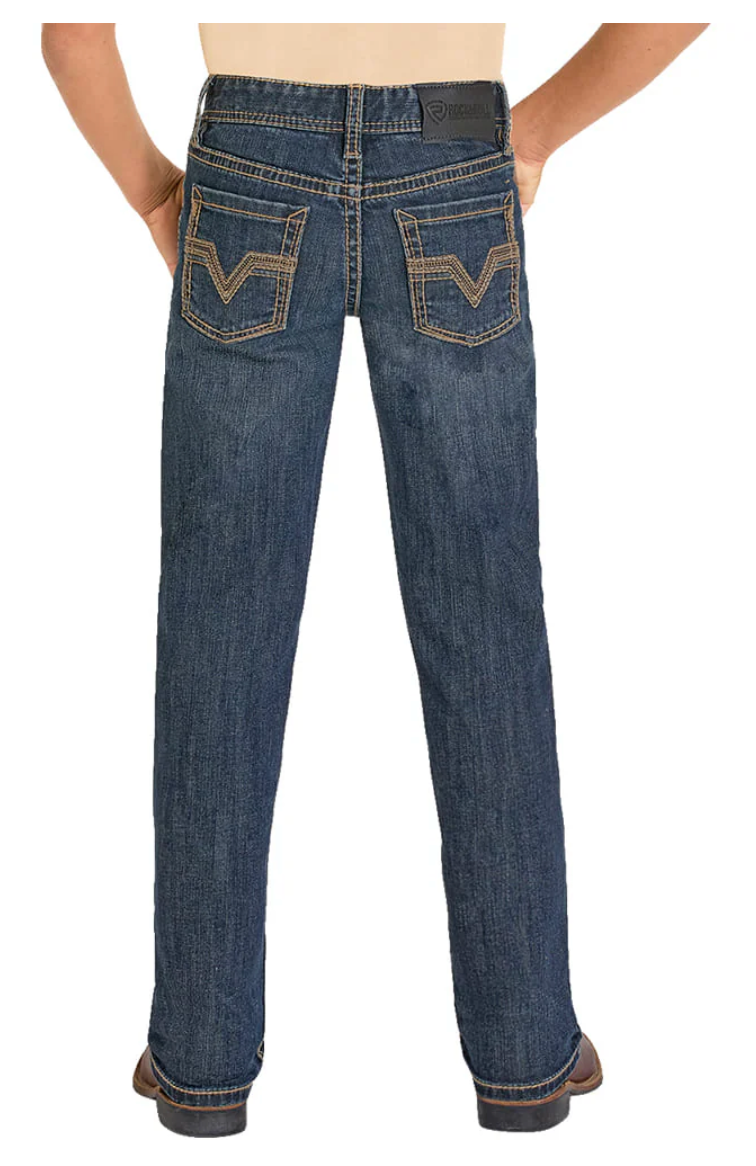 Rock & Roll Revolver Dark Wash Boy Jeans - BB1RD08023