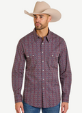 Rock & Roll SLIM FIT BOOT STITCH LONG SLEEVE SNAP SHIRT-BMN2S07658