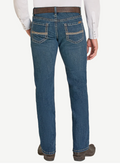 ROCK & ROLL VINTAGE '46 SLIM FIT ROPE STITCH STRAIGHT LEG JEANS- VM1RD07999