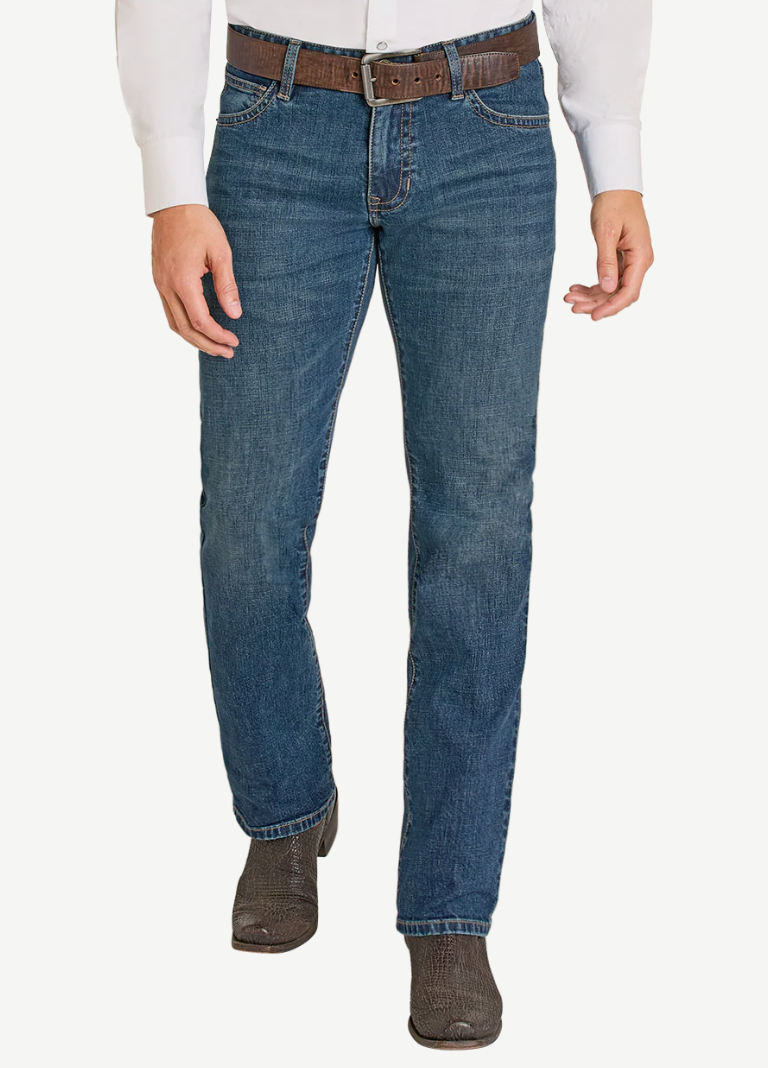 ROCK & ROLL VINTAGE '46 SLIM FIT ROPE STITCH STRAIGHT LEG JEANS- VM1RD07999