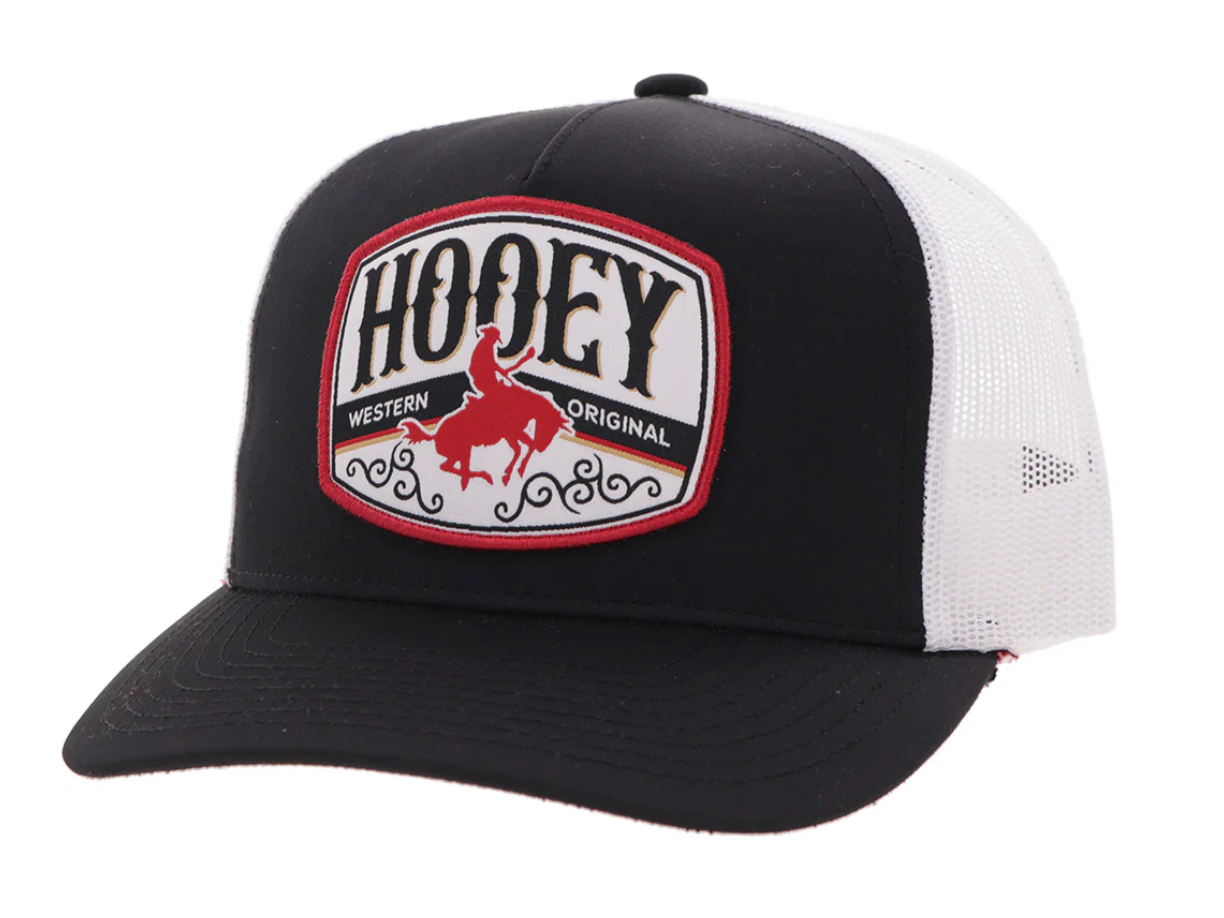 HOOEY CAP - SALADO - HAT BLACK/WHITE 2604T-BKWH