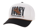 HOOEY CAP "WILD RIDE" HAT WHITE/BLACK - 2669T-WHBK