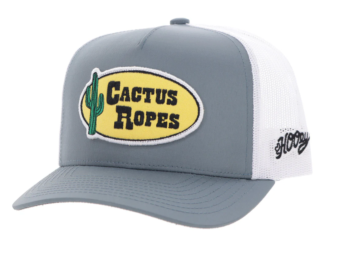 HOOEY - CR122 - CACTUS ROPES HAT GREY/WHITE - CR122