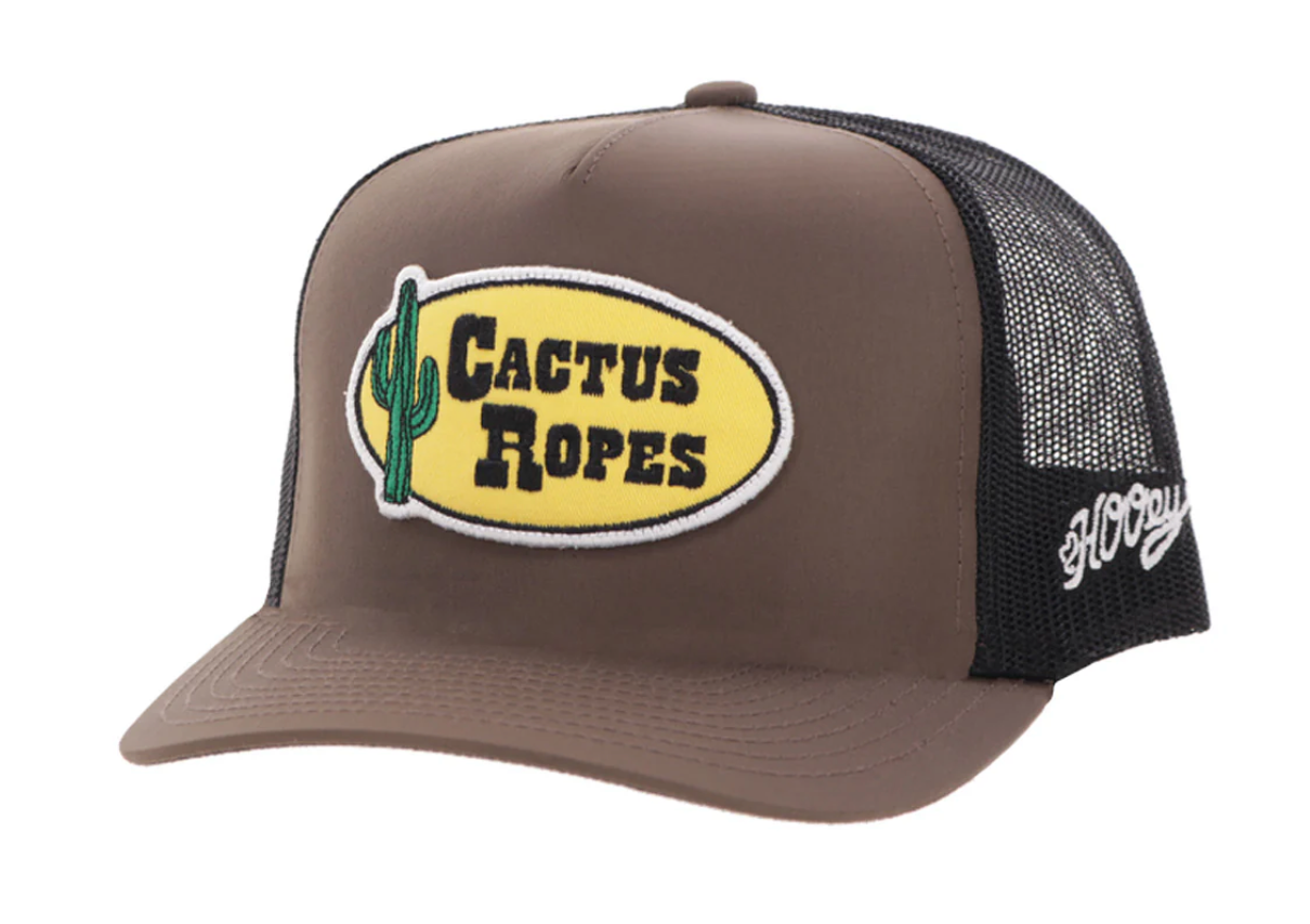 HOOEY - CR123 - CACTUS ROPES HAT BROWN/BLACK -CR123