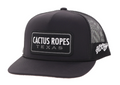 HOOEY - CR125 - CACTUS ROPES HAT BLACK/WHITE -CR125