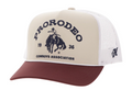 HOOEY PRORODEO HAT TAN/WHITE W/BLUE LOGO - 2663T-TNWH