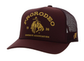HOOEY PRORODEO MAROON HAT W/GOLD LOGO-2263T-MA
