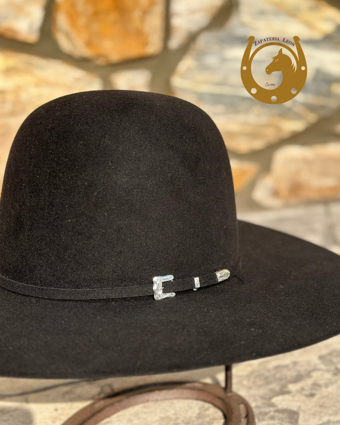 RESISTOL “PURE GOLD” 20X BLACK FELT HAT