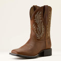 ARIAT Round Up Filly Wide Square Toe Western Boot - SORREL CRUNCH | 10064074