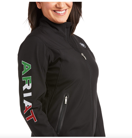 Ariat Women's Softshell Black Mexico Jacket-10031428