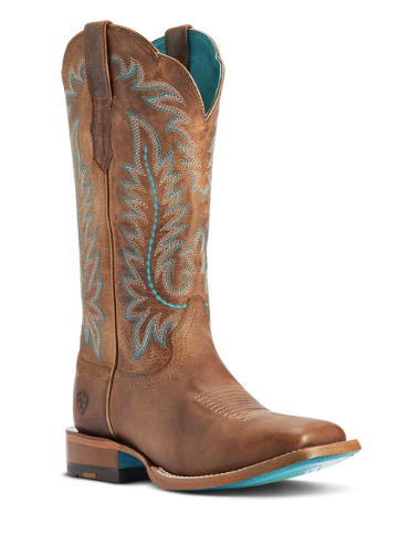 Ariat® Ladies Frontier Tilly Rodeo Tan Western Boots 10042423