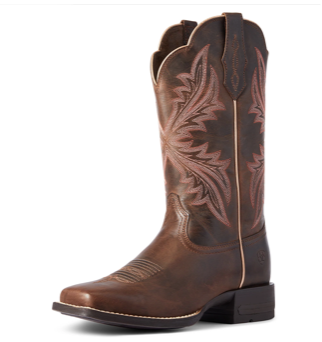 Ariat Women's West Bound Sassy Brown Western Cowgirl Boot 10038332