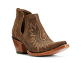 Ariat® Ladies Dixon Weathered Brown Western Ankle Boots 10027282